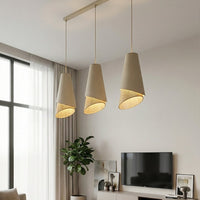 Moda hanglamp rotan 3-lichts beige naturel hanglamp met lampenkap - afbeelding 5