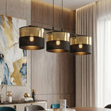 Lux hanglamp 3-lichts goud zwart hanglamp met lampenkap - afbeelding 7