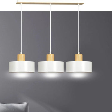 TORIN 3-lichts hanglamp - Wit frame