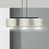 HILDE 3-lichts hanglamp - Wit fluweel hanglamp met lampenkap - afbeelding 9