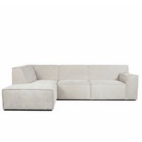 3-zits hoekbank links - Cremona 2 Beige - Mooier Thuis