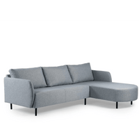 MT Loft 3-zits hoekbank met ovale lounge L+R - Urban Grijs - Mooier Thuis