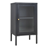 Dalby Vitrinekast glas/staal - grijs 70 cm hoog - afbeelding 2