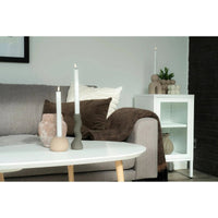 House of Nordic Dalby Vitrinekast glas/staal - wit 70 cm - Mooier Thuis