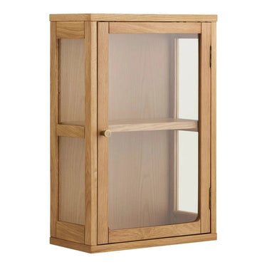 Zamora Hangende vitrinekast eiken van eikenfineer 40 cm