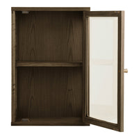 Zamora Hangkast Eiken met Glazen Deur 40x60 cm