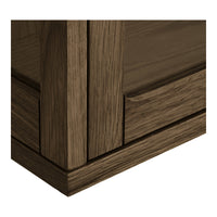 Zamora Hangkast Eiken met Glazen Deur 40x60 cm
