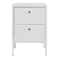 House of Nordic Dalby Ladekast wit met 2 lades - Mooier Thuis