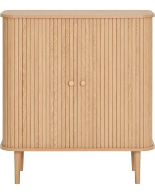 Nikko Dressoir naturel met 2 deuren 80 cm - naturel en bruin - Mooier Thuis