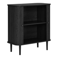 Nikko Dressoir Zwart met Ribbelfront 80 cm