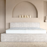 Platformbed Adore Element Parelbeige – 180x200 cm – Incl. Matras