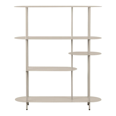 Rieti Open rek met 5 ovale planken - zand/beige