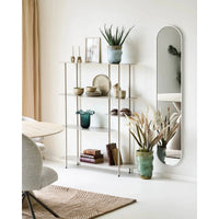 House of Nordic Rieti Open rek met 5 ovale planken - zand/beige
