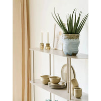 House of Nordic Rieti Open rek met 5 ovale planken - zand/beige - Mooier Thuis