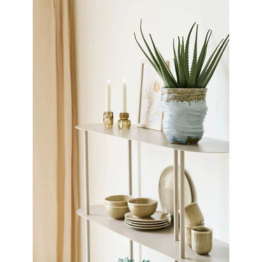 Rieti Open rek met 5 ovale planken - zand/beige