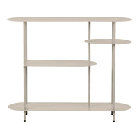 House of Nordic Rieti Open rek met 4 planken - zand/beige - Mooier Thuis