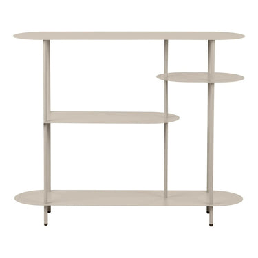 Rieti Open rek met 4 planken - zand/beige