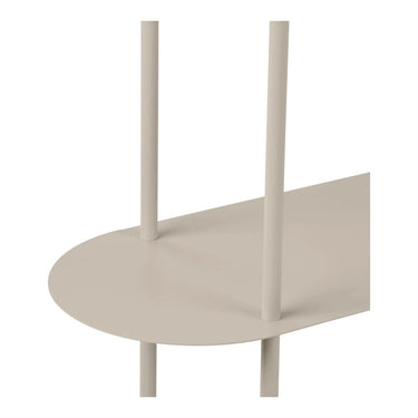 Rieti Open rek met 4 planken - zand/beige