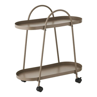 Empoli Serveertrolley bruin met 2 planken