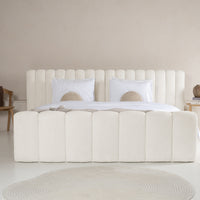 Platformbed Adore Chique Beige – 180x200 cm – Incl. Matras