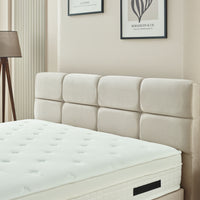 Boxspring Vida Velvet Beige – 140x200 cm