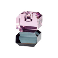 Hübsch Gem kandelaar klein grijs/roze