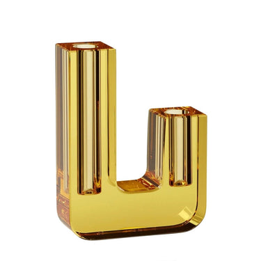 Gelbe Duo-Vase