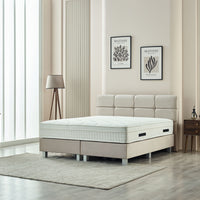 Boxspring Vida Velvet Beige – 160x200 cm