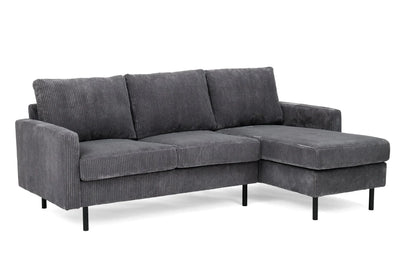 3-Sitzer Chaiselongue – RIB Anthrazit