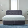 Opbergboxspring Rondo Antraciet – 140x200 cm - velvet en metaal - Mooier Thuis