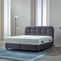 Opbergboxspring Rondo Antraciet – 180x200 cm