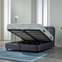 Opbergboxspring Rondo Antraciet – 180x200 cm