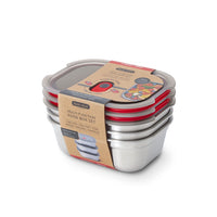 Black+Blum Voedselcontainerset RVS 3-delig klein