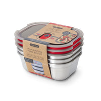 Black+Blum Voedselcontainerset RVS 3-delig medium