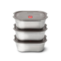 Black+Blum Voedselcontainerset RVS 3-delig medium