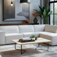 MT Loft 3-zits hoekbank rechts - Cremona 2 Beige - Mooier Thuis