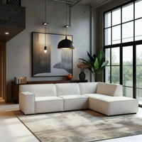 3-zits hoekbank rechts - Cremona 2 Beige - afbeelding 2