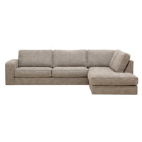 Easton 3-zits hoekbank rechts - Silencio Beige - Mooier Thuis