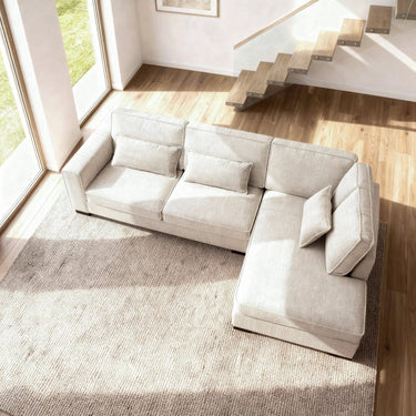 Addison 3-zits hoekbank rechts - Cremona 2 Beige