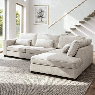 Addison 3-zits hoekbank rechts - Cremona 2 Beige