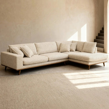 Harper 3-zits hoekbank rechts - Silencio Beige