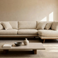 Harper 3-zits hoekbank rechts - Silencio Beige - afbeelding 2