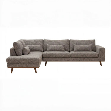 Paloma 3-zits hoekbank links - Borg Bruin