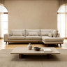 Paloma 3-zits hoekbank rechts - Borg Beige - 292 cm breed - Mooier Thuis