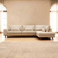 Paloma 3-zits hoekbank rechts - Borg Beige - afbeelding 2