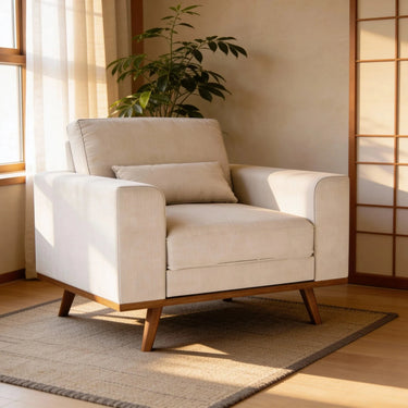 Japandi fauteuil - Grande Beige