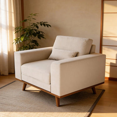 Japandi fauteuil - Grande Beige