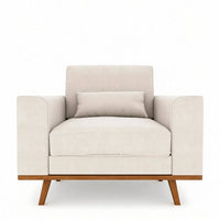 Japandi fauteuil - Grande Beige - Mooier Thuis