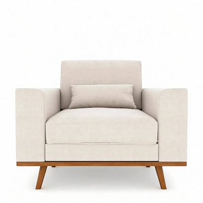 Japandi fauteuil - Grande Crème