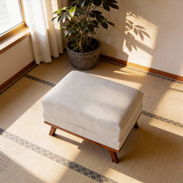 Japandi poef - Grande Beige